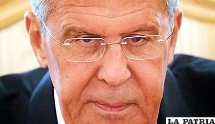 El ministro ruso de Exteriores, Sergei Lavrov /EFE