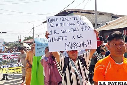 Más de 50 comunidades mantenían el paro reclamando al gobierno peruano los títulos de propiedad de sus
territorios /CONTACTO HOY