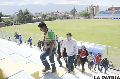 La comisión técnica habilitó el estadio de Colcapirhua /marka-registrada
