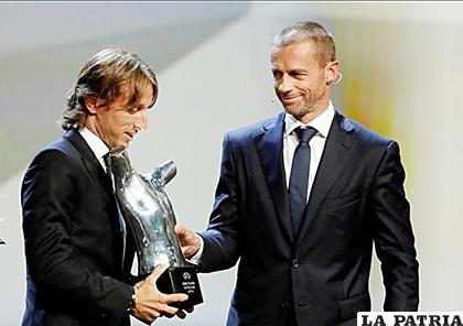 Luka Modric fue elegido mejor jugador de la UEFA /as.com
