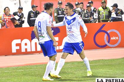 Buen retorneo de Ramallo y Sanguinetti, el primero anotó el tercer gol /LA PATRIA - Reynaldo Bellota