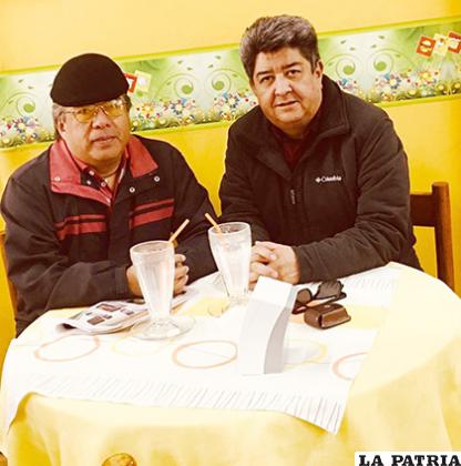 Rafael Arias y Yuri Ortuño se volvieron a reunir /FACEBOOK