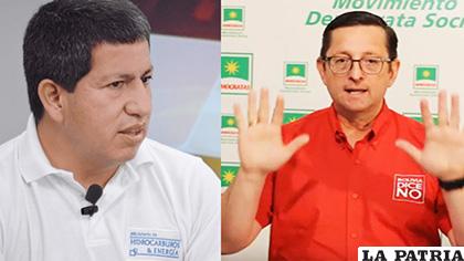 Ministro Sánchez y el candidato presidencial Oscar Ortiz /Internet