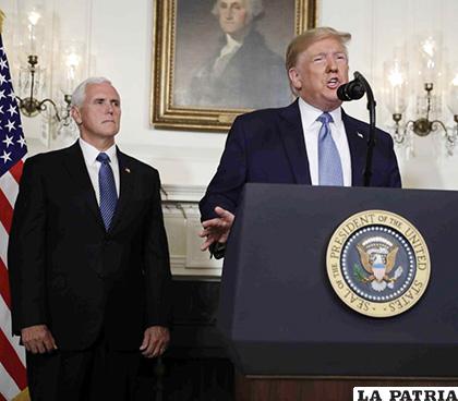 Donald Trump indicó que los tiroteos eran parte 