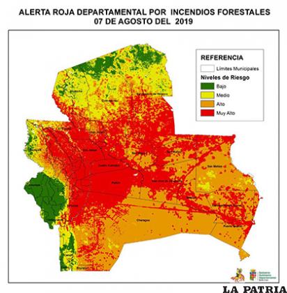La alerta roja es debido a la situación climatológica, ya que las emergencias atendidas en el mes de 
agosto son mayores a las de otros años /GADSC