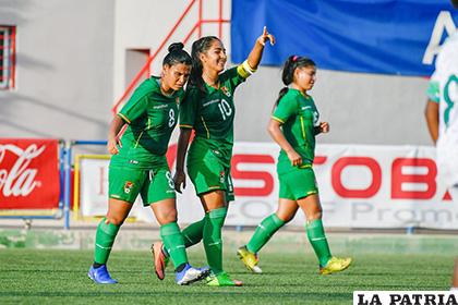 Veizaga anotó dos goles para el seleccionado boliviano /cortesía FBF