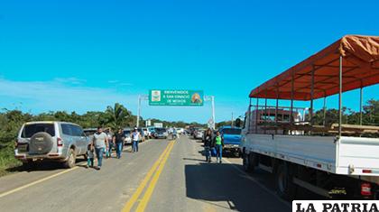 La carretera Trinidad-San Ignacio de Moxos, inaugurada hace menos de dos semanas, tiene deterioros en el asfalto /ABI