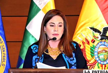 La presidenta de la Asamblea General de las Naciones Unidas (ONU), María Fernanda Espinosa /BOLIVIA EN TUS MANOS