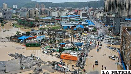 Autoridades estiman en unos 5,35 millones el número de afectados en Zhejiang /LA VANGUARDIA