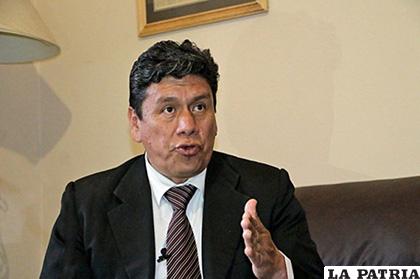 El alcalde de Sucre, Iván Arciénega /Correo de Sur