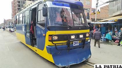Esperan ultimar detalles para que se consolide el tren urbano en Oruro /LA PATRIA /ARCHIVO