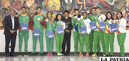 Los deportistas que realizaron buena campaña en los Juegos Panamericanos /APG