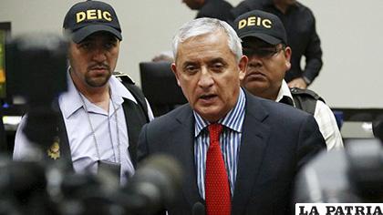 Expresidente de Guatemala, Pérez Molina /BBC