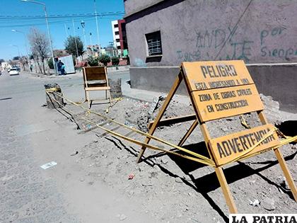 Hace un mes así estaría la obra /LA PATRIA