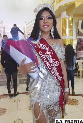 Laura Echalar Rojas se coronó como Miss Plurinacional Oruro 2019 /LA PATRIA