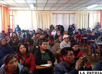 Diferentes instituciones analizaron la problemática del agua en Oruro /CEPA