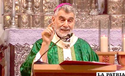 Monseñor Sergio Gualberti, arzobispo de Santa Cruz /erbol.com.bo