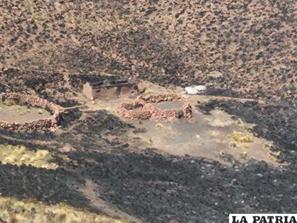 120 hectáreas fueron afectadas por incendios en Caracollo /Gad-Oru (UGR)