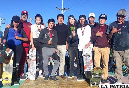 Deportistas de todo el país estuvieron presente en Oruro /Cortesía GAMO