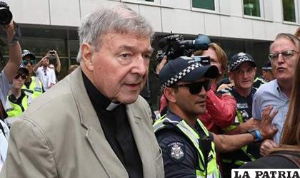 El cardenal George Pell llega a la Corte en Melbourne (Australia) /DAVID CROSLING /EFE