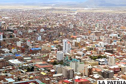 Una vista de la ciudad de Oruro, donde se concentra la mayor cantidad de votantes en el departamento /LA PATRIA