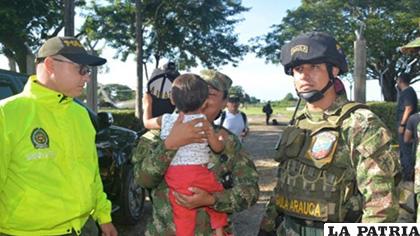 El niño de tan sólo dos años fue secuestrado por el grupo armado /wp.com