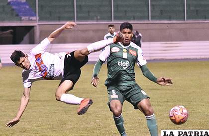 La acción del partido en el cual terminó venciendo Oriente Petrolero /APG
