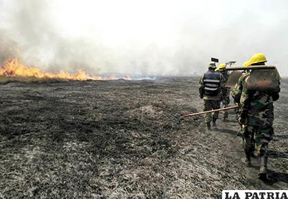 Los incendios forestales que hasta ahora afectaron un área de 710 mil hectáreas de la Chiquitanía /APG