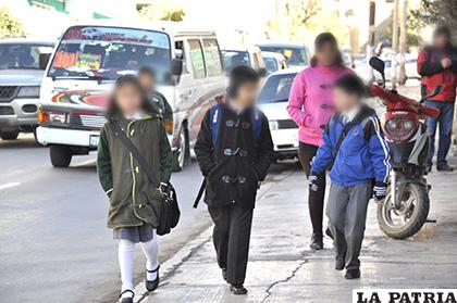 Desde el próximo lunes el horario de ingreso a los colegios es normal /LA PATRIA /ARCHIVO