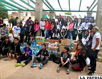 La juventud es la más entusiasta en colaborar en las diferentes campañas /LA PATRIA