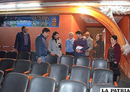 Inspección al Teatro Palais Concert /LA PATRIA /Johan Romero