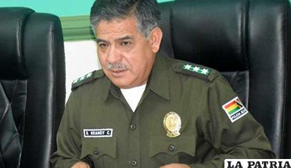 Comandante de la Policía de Cochabamba, Raúl Grandy /OPINI?N