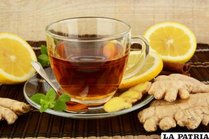 Un mate de jengibre con limón y miel es lo más recomendado