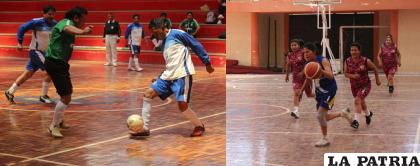 El futsal y el baloncesto, eran las disciplinas más esperadas en el torneo Adepro /LA PATRIA /archivo
