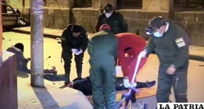 Tránsito evacuó a los cuatro heridos a un nosocomio /LA PATRIA