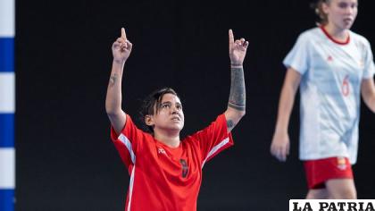 María Cristina Gálvez, jugadora de fútbol de salón /foxsportsla.com