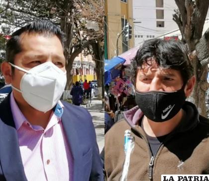 Paul Manardi y Pablo Rodríguez, representantes de padres de familia de Oruro critican acciones educativas /LA PATRIA