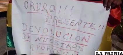 Las voces que piden la devolución de aportes se van incrementando a nivel nacional /Ovidio Cayoja /LA PATRIA