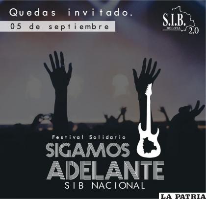 El anuncio de la actividad que se realizará el 5 de septiembre /CIB