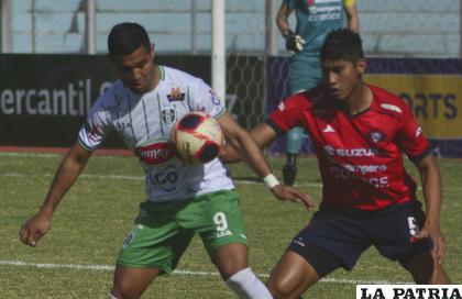 La acción del compromiso disputado en Tarija la tarde de este domingo /APG