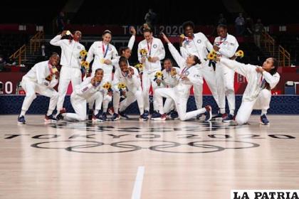 La selección norteamericana de baloncesto en la rama femenina conquistó su séptima medalla olímpica /yahoo.com
