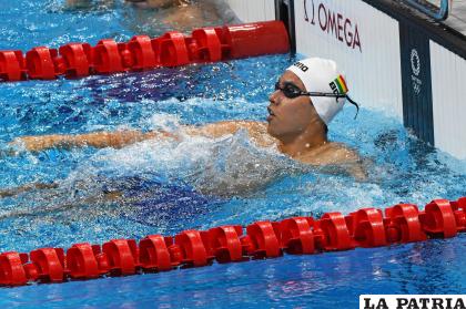 Gabriel Castillo no pudo superar la primera fase en 10 metros libres /Walter Challapa