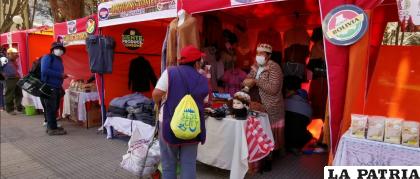 Comenzó la Feria Oruro Productivo hasta el viernes /LA PATRIA