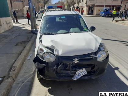El motorizado protagonista transitaba la calle Velasco Galvarro /LA PATRIA