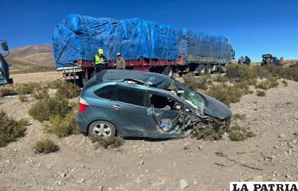 Tras el accidente ambos conductores se dieron a la fuga /LA PATRIA