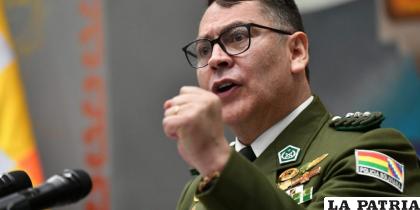 Comandante de la Policía Boliviana, Jhonny Aguilera /VEA GLOBAL