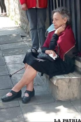 La presidente de la Asamblea Permanente de Derechos Humanos de Bolivia, Amparo Carvajal /PÁGINA SIETE