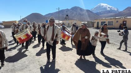 Ayer se vivió una fiesta cultural en Sajama /FACEBOOK
