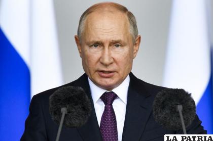 El presidente de Rusia, Vladimir Putin /Ramil Sitdikov, Sputnik, fotografía de Pool del Kremlin vía AP