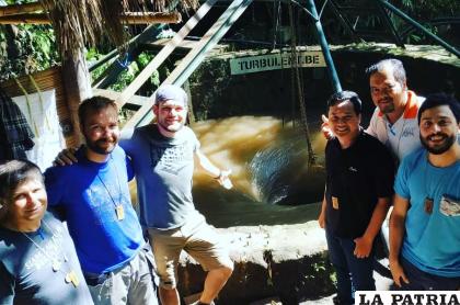 Los jóvenes belgas que idearon el proyecto “Turbulent” / EL TIERRERO
